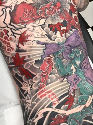Tattoo by Stewart Robson #StewartRobson #ModernClassicTattoo #irezumi #Japanese #ukiyoe