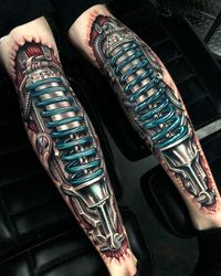 Style Guide: Biomechanical & Bioorganic Tattoos