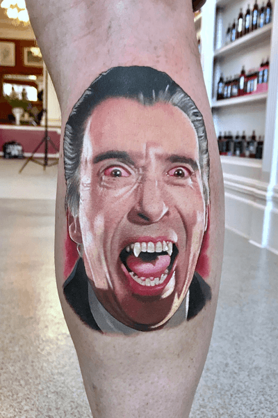 The legend Christopher Lee as Dracula - Prince of Darkness